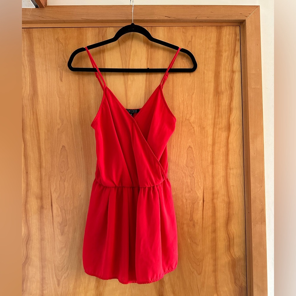 Love Culture • Red Romper • Size Small